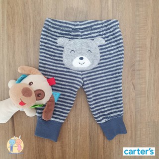 กางเกงหมีสีน้ำเงิน ลายทาง แบรนด์ Carters ของใหม่