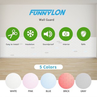 Wall Guard แผ่นกันกระแทกติดผนัง นำเข้าจากเกาหลี ของแท้ 100%