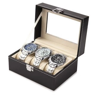 New Alitech Watch Box 3/6/10/12 Grid Leather Display Jewelry Case Organizer กล่องนาฬิกา กล่องเก็บนาฬิกาข้อมือ