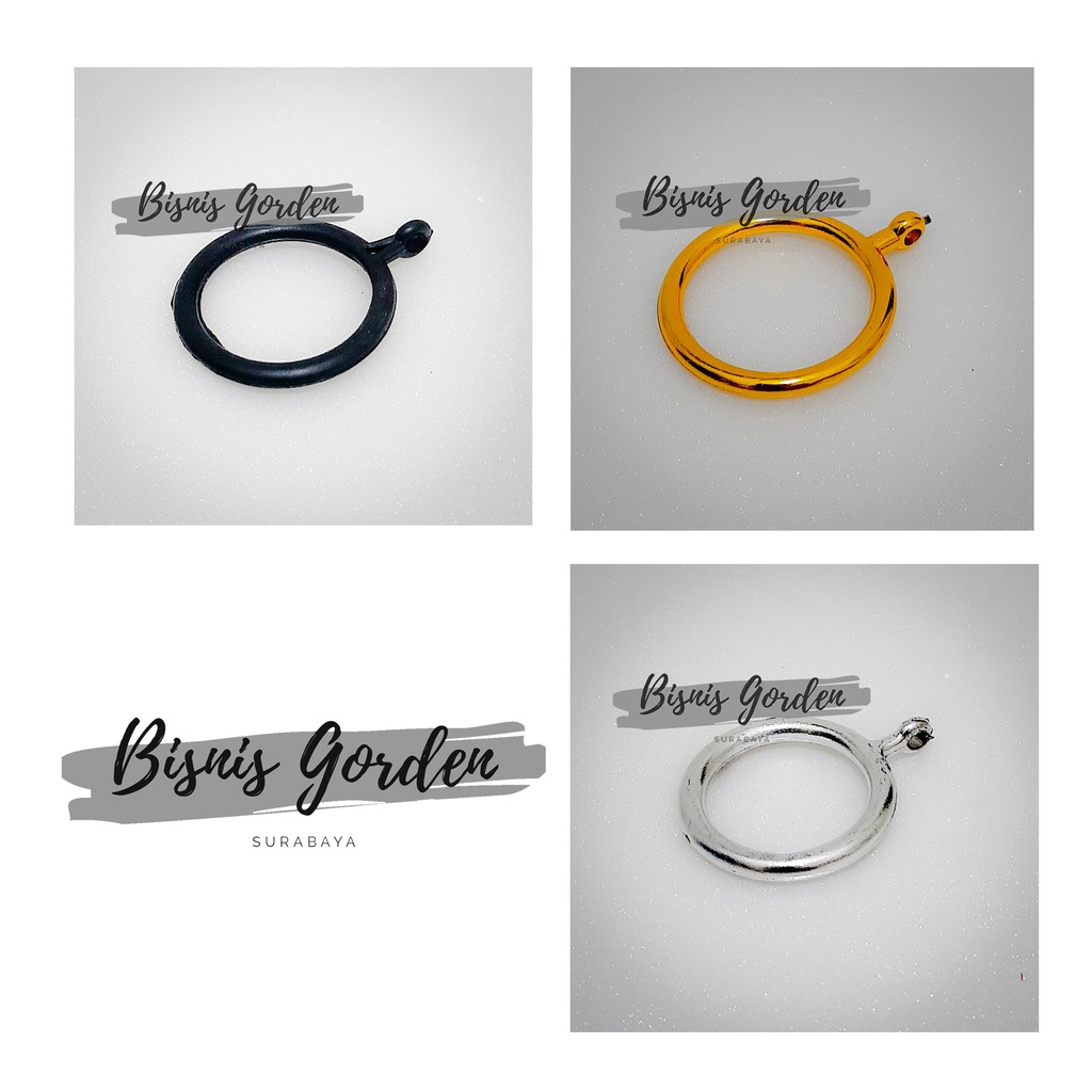 CURTAIN RINGS / CURTAIN WIRE HOOKS / CURTAINS