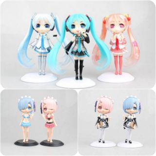 ฟิกเกอร์
QPosket Hatsune มิกุซากุระหิมะมิคุ Hatsune แอ็คชัน และQ Posket Rem โมเดลต่างๆ

งานดี งานสวย