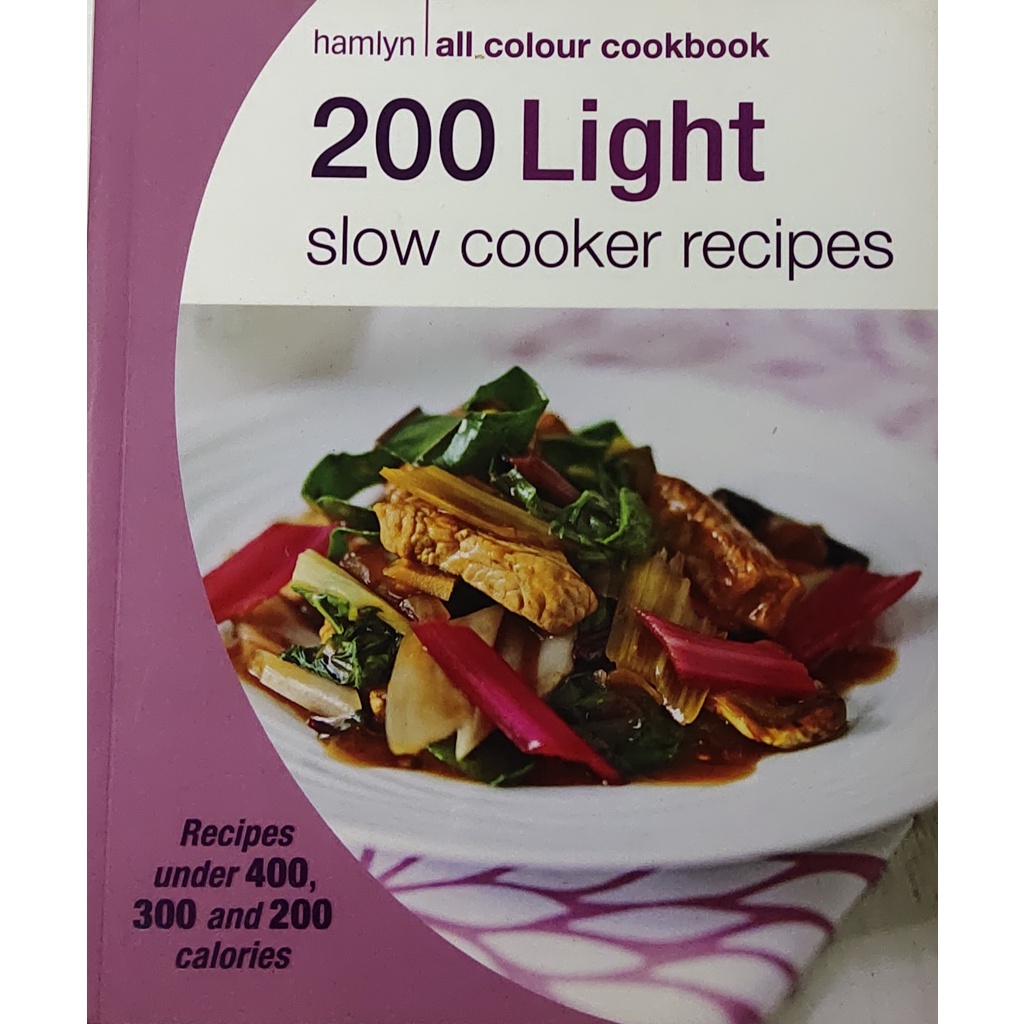 หนังสือ อาหาร ตุ๋น ภาษาอังกฤษ 200 LIGHT SLOW COOKER RECIPES 240Page