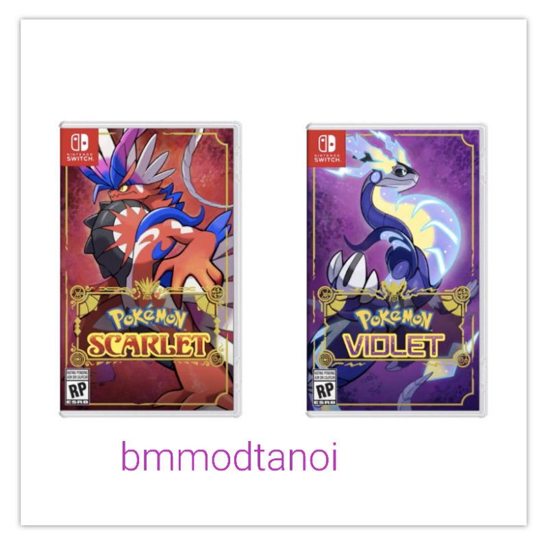 Pre Order Pokémon Scarlet And Pokémon Violet เกม Nintendo Switch พร้อม ...