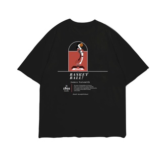 แฟชั่น เสื้อยืดโอเวอร์ไซส์ ลายบาส Oversize  "slam dunk"