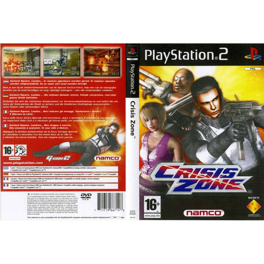 เกมส์ Time Crisis Crisis Zone  (PS2) สำหรับเครื่องที่แปลงระบบแล้วเท่านั้น