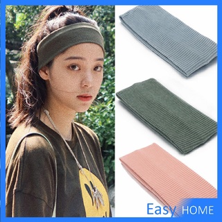 ผ้าคาดผม แบบดูดซับเหงื่อ ทรงสปอร์ต  ที่คาดผมแฟชั่น sports hair band