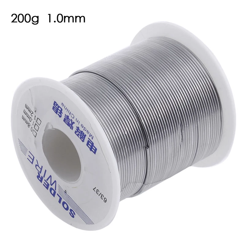 Vik 63 37 Rosin Core เชื่อมดีบุกตะกั่วอุตสาหกรรมบัดกรีลวด 1 0 มม.200g ร้อน