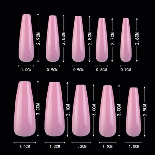 เล็บปลอมอะคริลิค เนื้อแมตต์ สีแคนดี้ 100 ชิ้น ต่อชุด COD