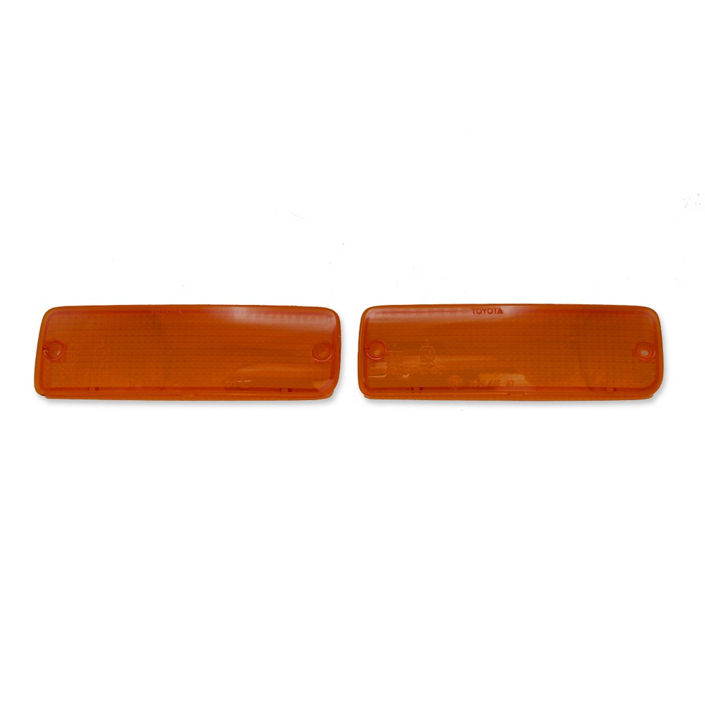 ฝาไฟหรี่กันชนหน้า สีส้ม ซ้าย+ขวา Toyota LN85 MightX HILUX PICKUP MK3 LN85