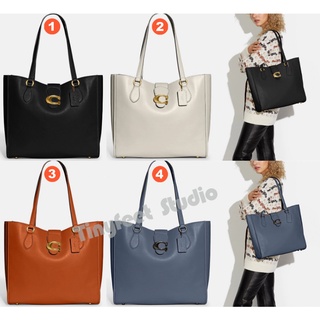 Coach CA114 Theo Tote กระเป๋าถือผู้หญิงกระเป๋าสะพายไหล่ 114