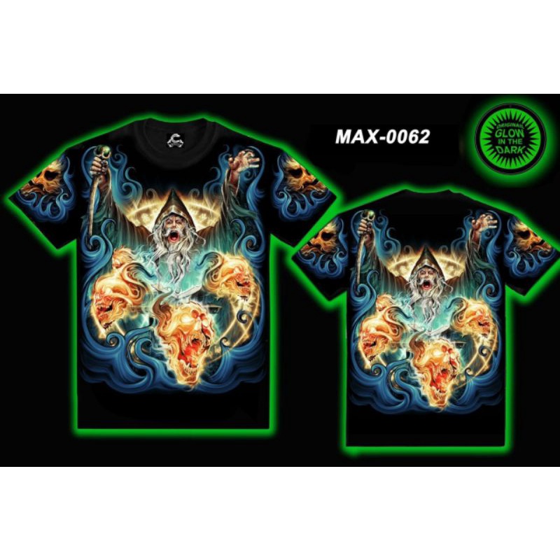 เสื้อยืดแบรนด์แท้ CABALLO 🔥Full-HD & MAX เรืองแสง หน้าหลังและแขน OVP