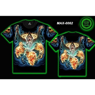 เสื้อยืดแบรนด์แท้ CABALLO 🔥Full-HD &amp; MAX เรืองแสง หน้าหลังและแขน OVP