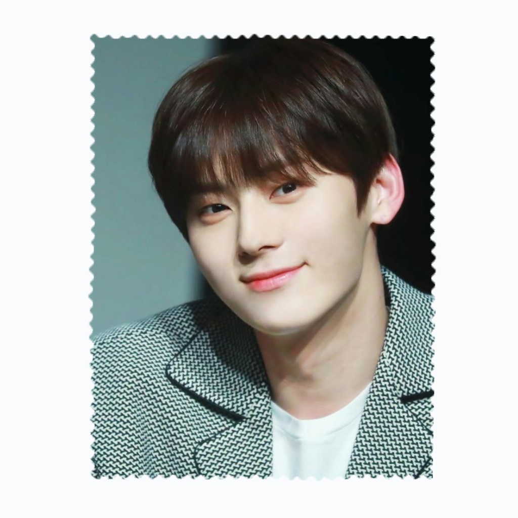 ผ้าเช็ดแว่นตา เช็ดแว่น ผ้าไมโครไฟเบอร์ ผ้าเช็ดจอ ฮวังมินฮยอน มินฮยอน Hwang Minhyun NU'EST