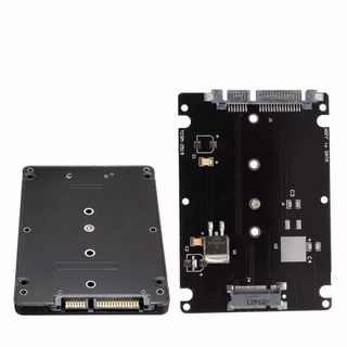 M.2 NGFF SATA SSD/MSATA ไปยัง SATA Adapter Card PC Adapter m2 + M เดสก์ท็อป Socket NGFF)