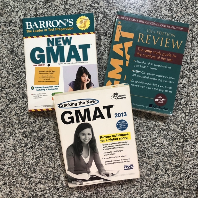 [เซต] GMAT หนังสือเตรียมสอบ GMAT มือสอง สภาพดี ราคาถูก  #GMAT#officialguide#theprincetonreview#barro