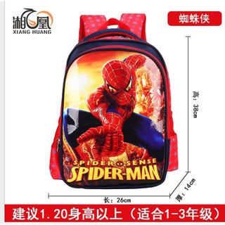 กระเป๋านักเรียน พร้อมส่ง กระเป๋าเป้สะพายหลัง ลายSpider man