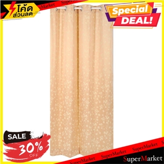 ผ้าม่าน EYELET HOME L&amp;S JESY UV 145X220 ซม. สีครีม ผ้าม่านประตู EYELET CURTAIN HOME L&amp;S JESY UV 145X220 CREAM