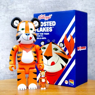 BE@RBRICK 400%+100% KELLOGGS : Tony The Tiger - Vintage Ver. [New]