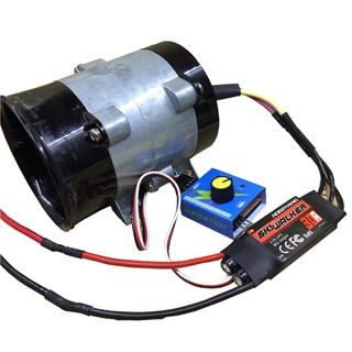 Metal ducted three-phase brushless DC motor High-speed turbo fan blades