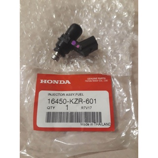 16450-KZR-601หัวฉีดแท้รุ่นCLICK125iปี2012(6j)ปลั๊กเล็ก อะไหล่แท้ศูนย์HONDA