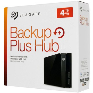 SEAGATE ฮาร์ดดิสก์ 4TB รุ่น BACKUP PLUS HUB 3.5 STEL4000300 สินค้าใหม่ ประกันศูนย์