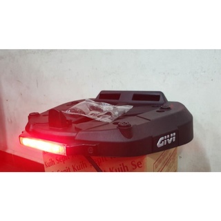 Givi ฐานกล่องแท็ปอัพ พร้อมไฟเบรก LED M7M พร้อมสายไฟ และแผ่นฐาน สําหรับรถยนต์