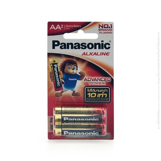 ถ่านอัลคาไลน์ ขนาด AA (แพ็ก 2 ก้อน) PANASONIC