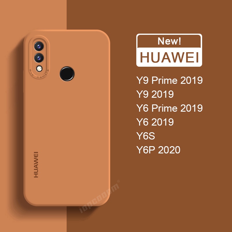 เคสโทรศัพท์ซิลิโคน แบบนิ่ม ป้องกันเลนส์กล้อง สําหรับ Huawei Y9 Prime 2019 Y6 Y6S Y6P 2020 Nova Y70 Plus
