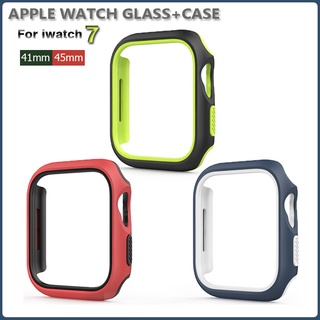 เคส TPU+PC แบบยืดหยุ่น สองสี สําหรับ Apple Watch Series 4 5 6 SE IWatch 40 มม. 44 มม.