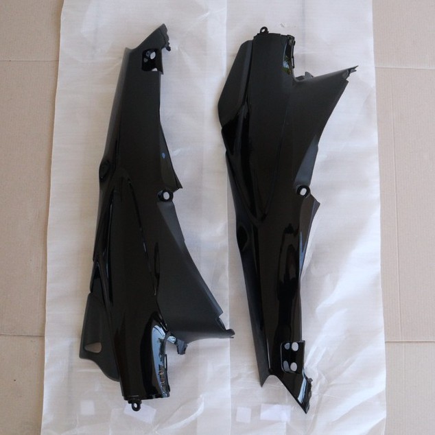 ฝาข้าง Wave125S เวฟ125R ฝากระเป๋า เวฟ125 1 คู่ ซ้าย+ขวา สีดำ