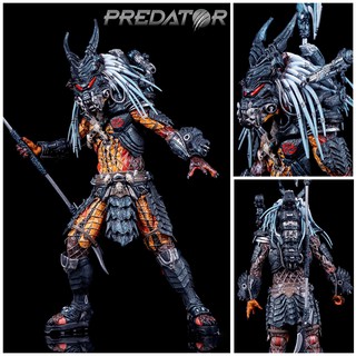 Figma ฟิกม่า Model Figure ฟิกเกอร์ โมเดล  NECA จากหนังดัง Predator พรีเดเตอร์ คนไม่ใช่คน Clan leader แคล ลีเดอร์