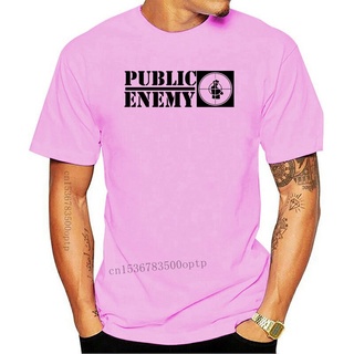 เสื้อยืดโอเวอร์ไซส์ขายดี เสื้อยืดลําลอง แขนสั้น คอกลม พิมพ์ลายวงร็อค US Rap Team Public Enemy สไตล์คลาสสิก สําหรับผู้ชาย