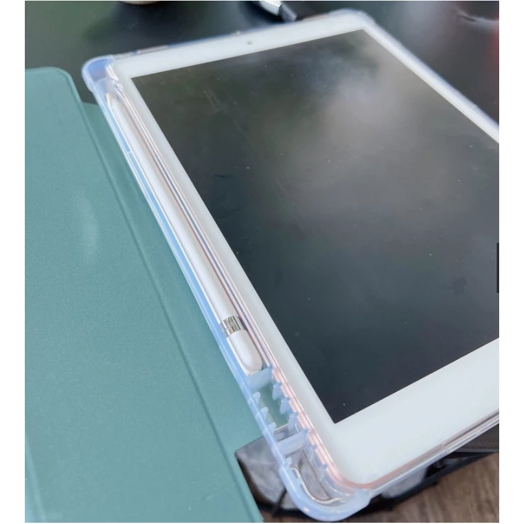 เคสไอแพด หลังใสขุ่น มีที่ใส่ปากกา Air3/4/5/6/7 Gen7/8/9/10/11 Pro11 thumbnail 6