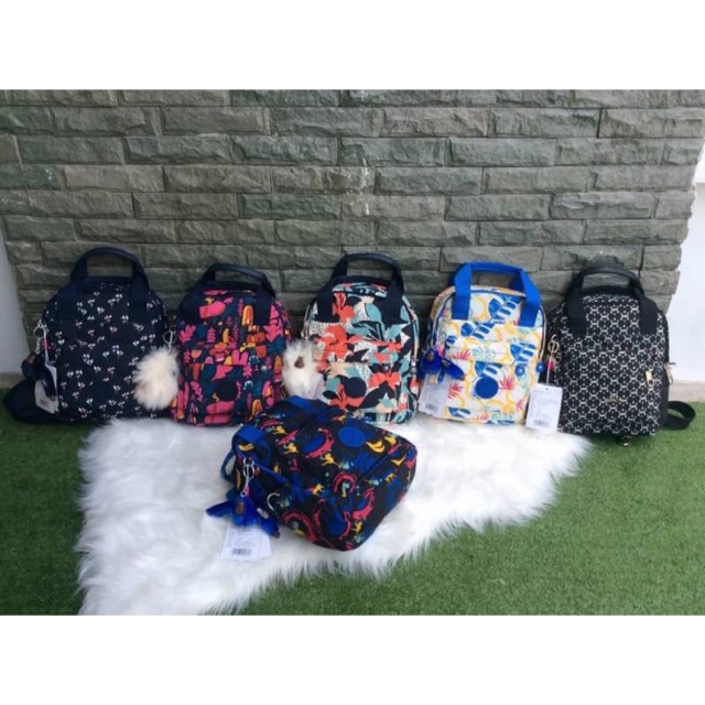🙊🙈💋 Kipling Mini Backpack 2017 k12688 small flower printed🍭