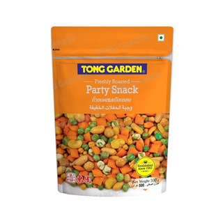 Tong Garden Party Snack 500g. ทองการ์เด้น ถั่วอบผสมแป้งกรอบ 500กรัม