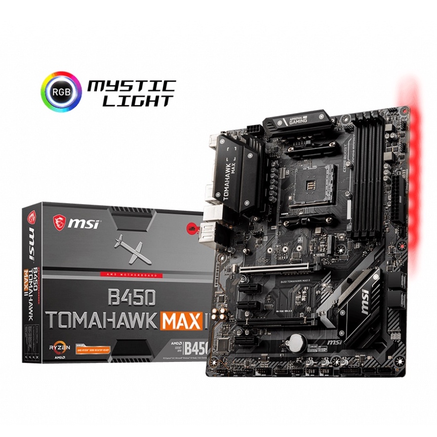 New Gen5 MSI B450 TOMAHAWK MAX II 3Years Warranty AM4 Mainboard AMD