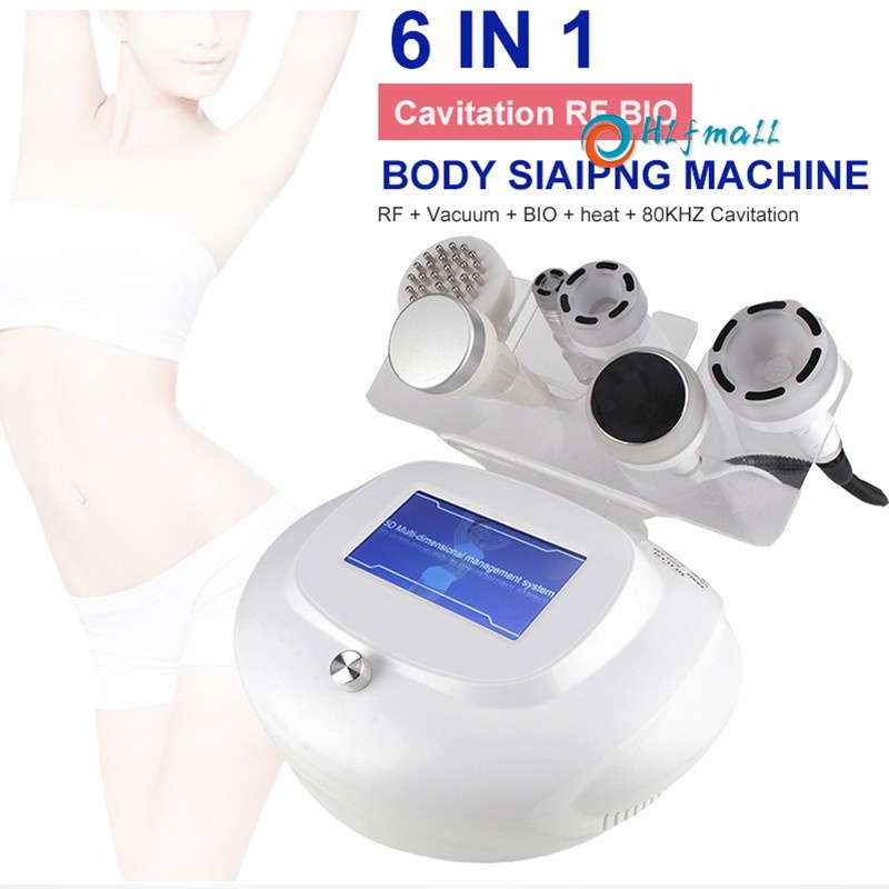 80k 5d Cavitation Rf Ultrasonic Vacuum Slimming Machine 6 In 1 Vacuum