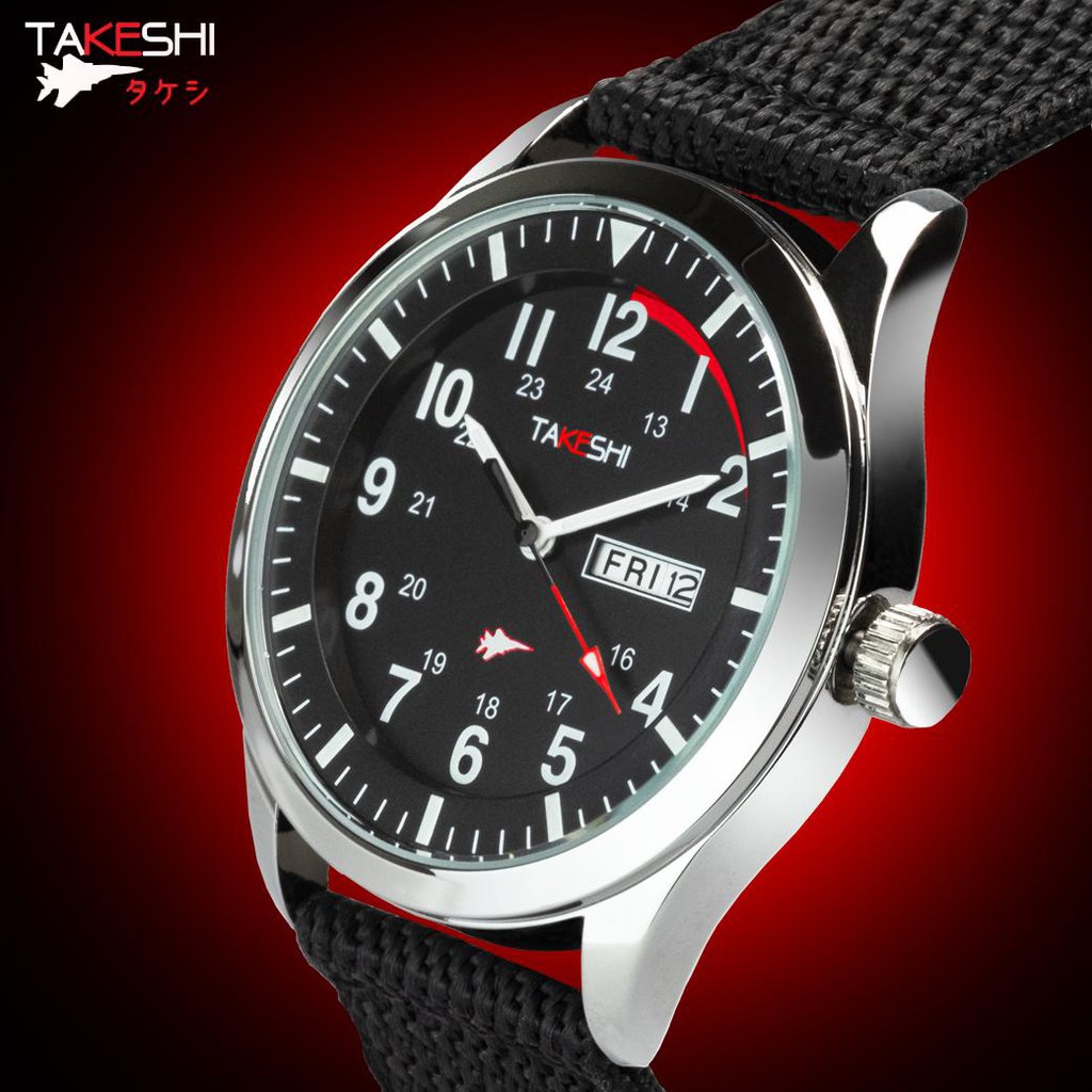 นาฬิกาข้อมือชาย เครื่องญี่ปุ่น แฟชั่น สปอร์ต เท่ TAKESHI TK17Z SPORT CHRONOMETER WATCH