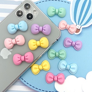 ✨คุณน่ารักมาก✨ใหม่ โบติดเคสโทรศัพท์ เรซิ่น แฮนด์เมด diy