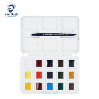 VAN GOGH สีน้ำ 12 + 3 สีเค้ก 1 ชุด