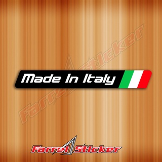 สติกเกอร์อิตาลี Made In Italy