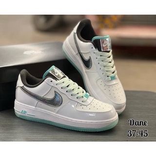 💫รองเท้าพระใบชายหญิงรองเท้าวิ่ง Nike Air Forceงาน High end+กล่องใบเสร็จรับประกันสินค้าตรงปกตรงสีตรงใส่