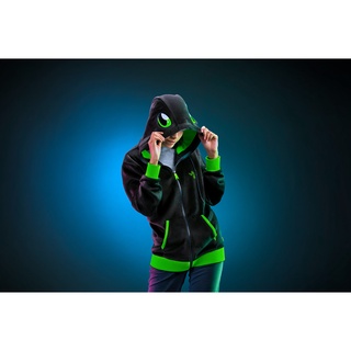 Razer Sneki Snek Hoodie  [เสื้อฮูดมีหน้างู ซิปรูดได้ถึงหัว]