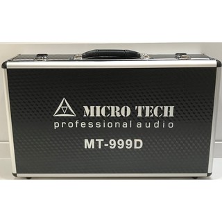 ไมค์ลอย Micro tech mt-999d รับ-ส่งสัญญาณ 80-100 เมตร ความถี่ย่านUHF  มีสติกเกอร์ของ กสทช กำหนด