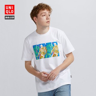 เสื้อผ้าผู้ชาย / ผู้หญิงลาย Fortnite ( แขนสั้น ) 430533 Uniqlo