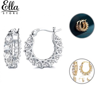 Ellastore123 ต่างหูสไตล์ฝรั่งเศสสําหรับงานแต่งงาน