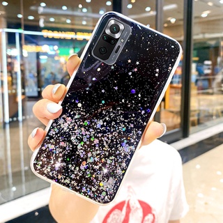 เคส case OPPO A55 A54 A74 A94 A53 A32 A33 A5 A9 A31 A73 2020 REALME C25 C15 C12 C11 XT X2 X Bling Glitter Stars Sequins Soft Silicone Phone Case