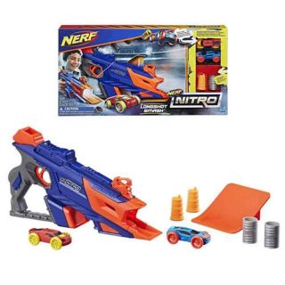 Nerf Nitro LongShot Smash ฐานยิงรถ เนิร์ฟ ชุดยิงรถผาดโผน