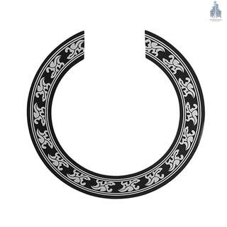 [โปรโมชั่น] สติ๊กเกอร์ Rosette Inlay ทรงกลมสําหรับตกแต่งกีตาร์ 40-41 นิ้ว