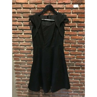 VERO MODA Dress (VMD-001)เดรสสั้นสีดำ ทรงเข้ารูป